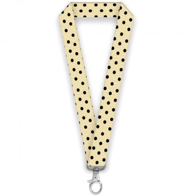 Lanyard personalizat buline negre